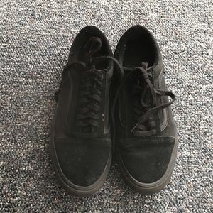 All Black Men’s Size 10.5 Vans